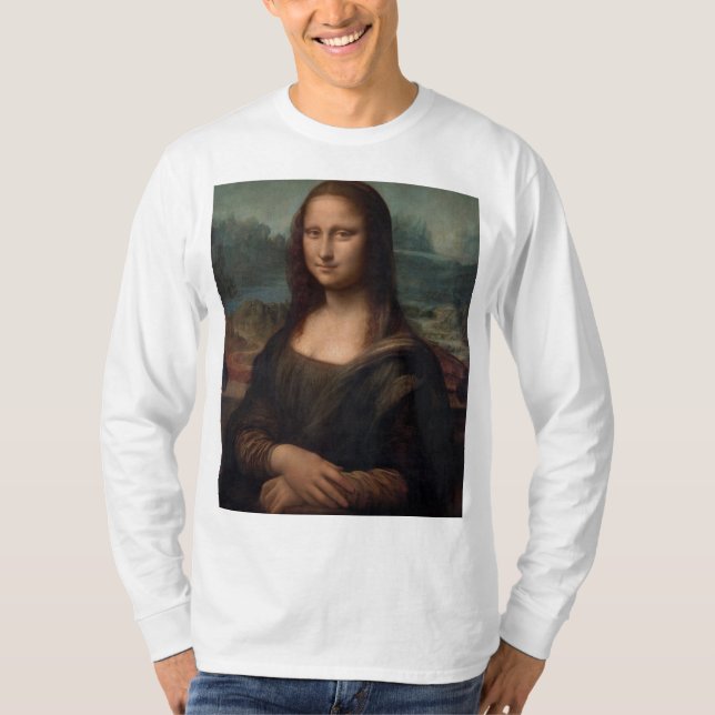  LONG SLEEVE SHIRT MONA LISA CONCEPT PRINT (Front)