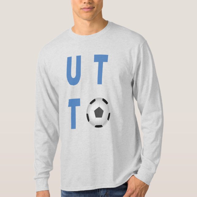 Long Sleeve T-Shirt ash  UTAH  SPORT  (Front)