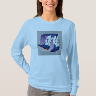 Long Sleeve T-shirt - Electric Slide Cowboy Boots