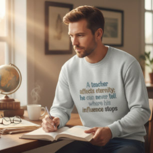Long Sleeve T-Shirt for Men - Motivational Quote Sweatshirt