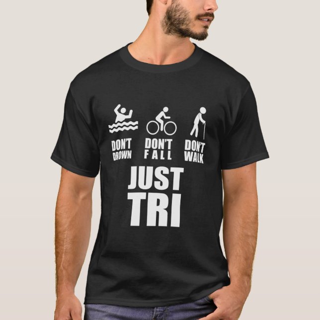 Long Sleeve Triathlon Shirt Triathlon Gift (Front)