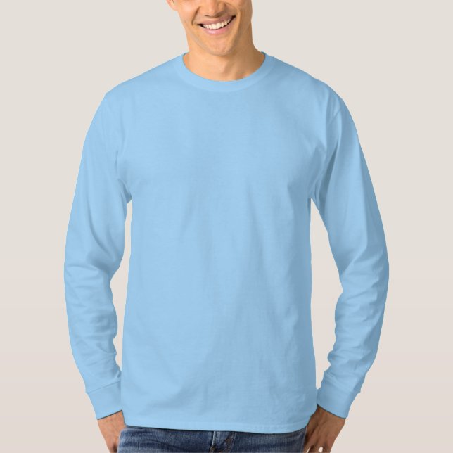 Long Sleeve Tshirt DIY Template add text photo art (Front)
