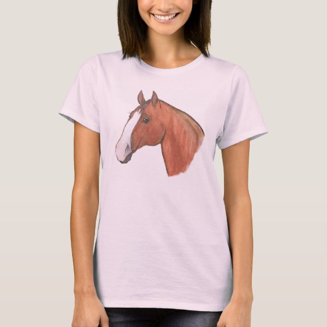 Long-Sleeved Horse T-Shirt (Front)
