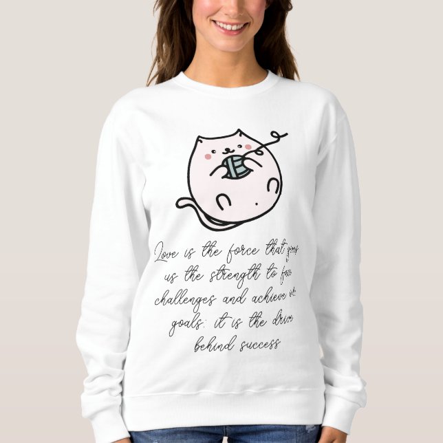 Long sleeves with modern design sweatshirt (Front)