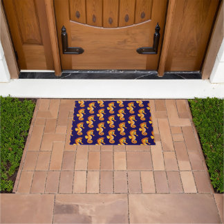 Long-snouted seahorse doormat