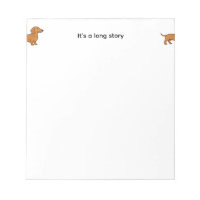 Long Story notepad