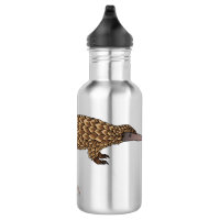 Long-tailed pangolin cartoon illustration