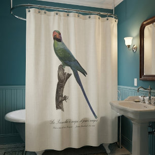 Long-Tailed Parakeet, Psittacula Longicauda Shower Curtain