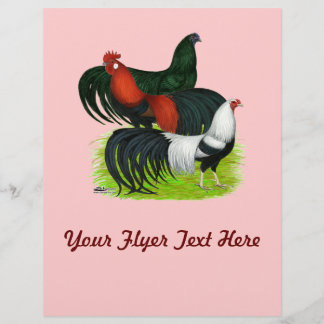 Long-tailed Rooster Trio Flyer