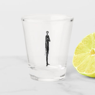 Long Tall Abe Abraham Lincoln 16th US President Shot Glass