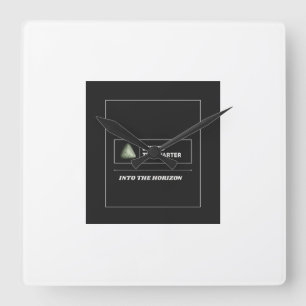 Long Term Investor – Beyond the Quarter Design Square Wall Clock