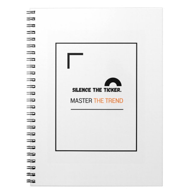 Long Term Investor Notebook | silence design  (Front)