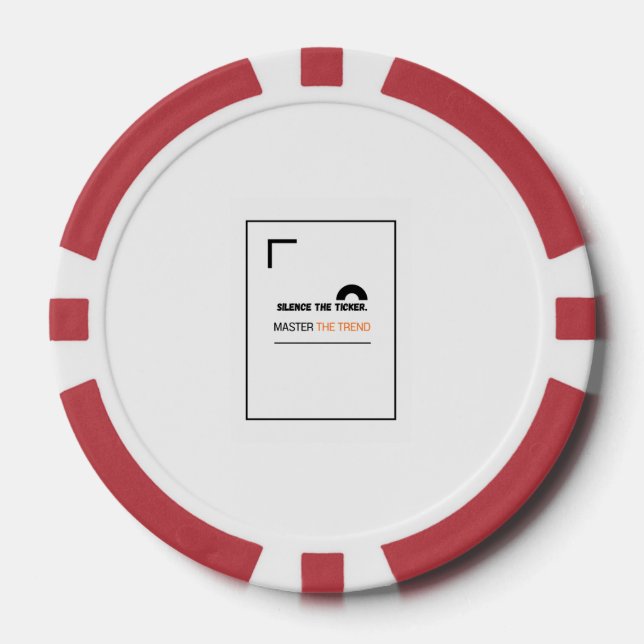 Long Term Investor – silent theme Poker Chips (Front)