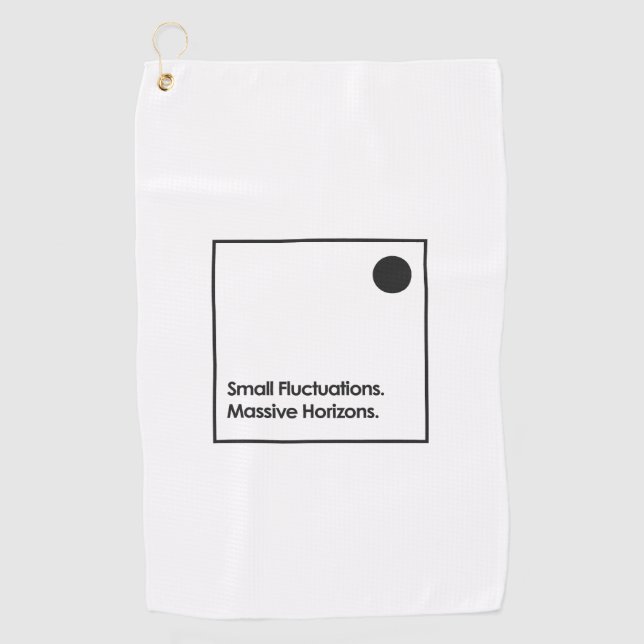 Long Term Investor – Small Fluctuations Golf Towel (Front)