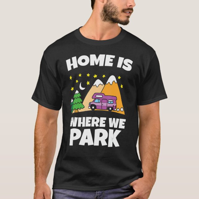 Long term motorhome camper T-Shirt (Front)