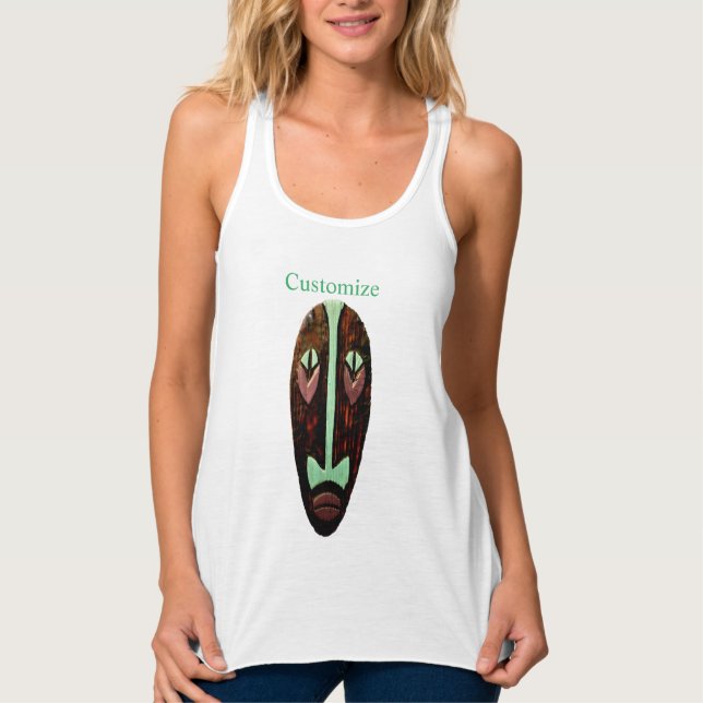 Long Tiki Mask Thunder_Cove Singlet (Front)