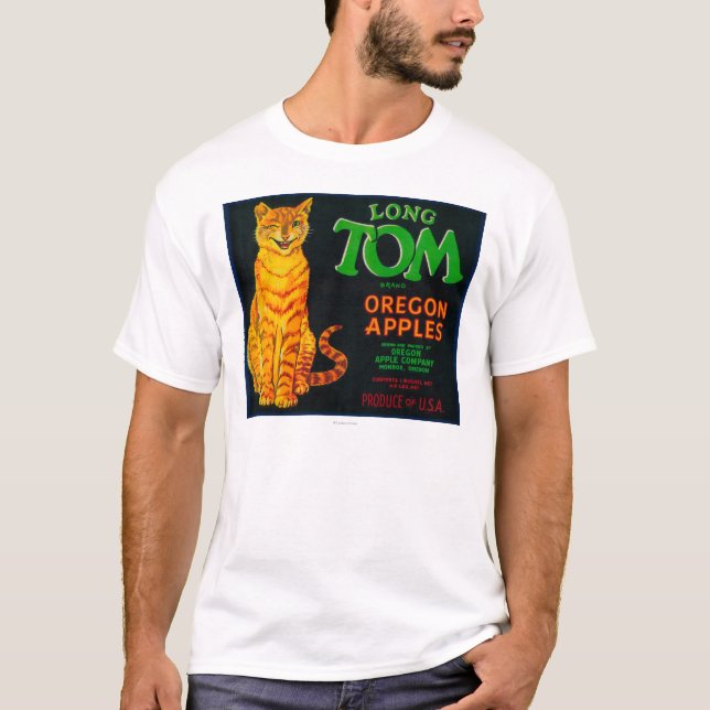 Long Tom Apple Crate LabelMonroe, OR T-Shirt (Front)