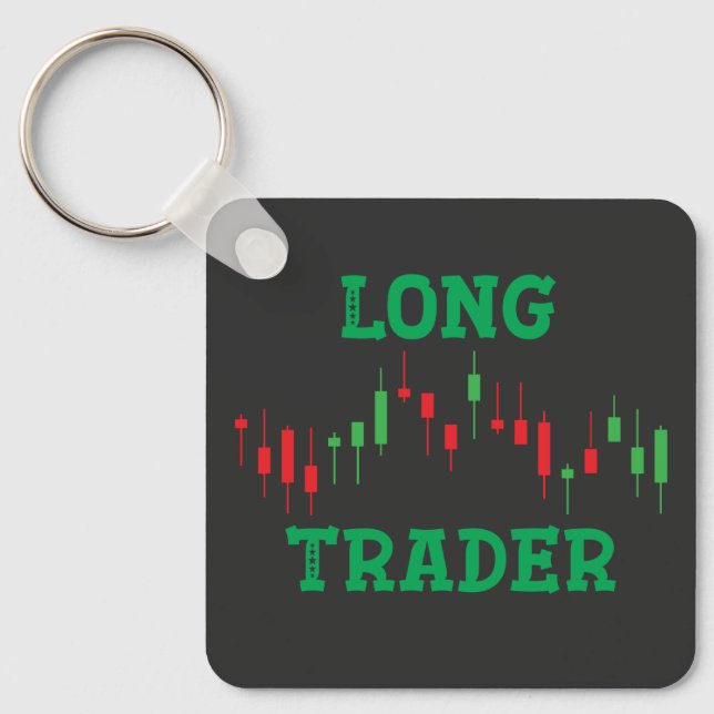 Long Trader Keychain (Front)