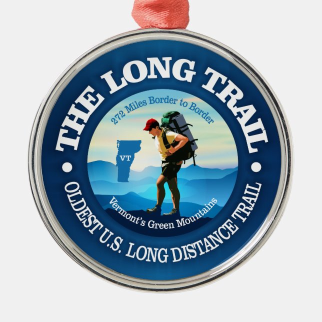 Long Trail (C) Metal Tree Decoration (Front)