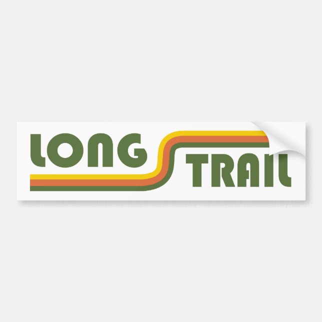 Long Trail Vermont Bumper Sticker (Front)