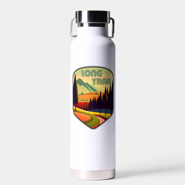 Long Trail Vermont Colours Water Bottle (Front)