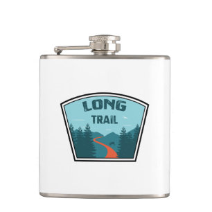 Long Trail Vermont Hip Flask