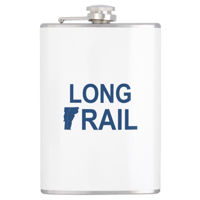 Long Trail Vermont Hip Flask (Front)