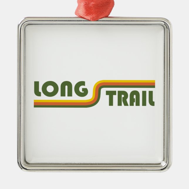Long Trail Vermont Metal Tree Decoration (Front)