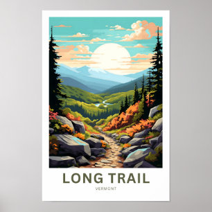 Long Trail Vermont Travel Print