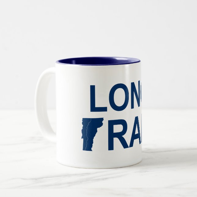 Long Trail Vermont Two-Tone Coffee Mug (Front Left)