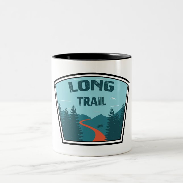Long Trail Vermont Two-Tone Coffee Mug (Center)