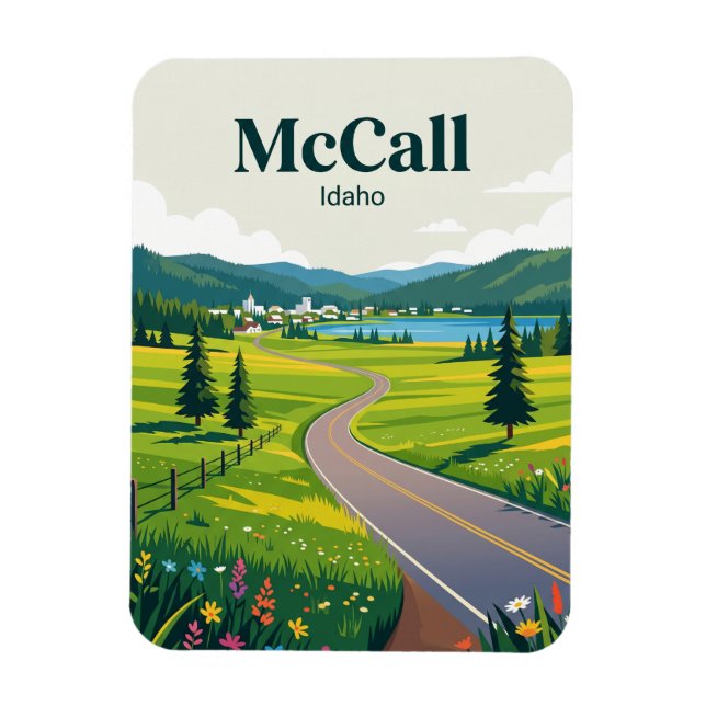 Long Valley Idaho Magnet (Vertical)