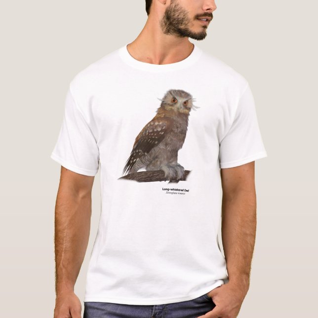Long-whiskered Owl T-Shirt (Front)