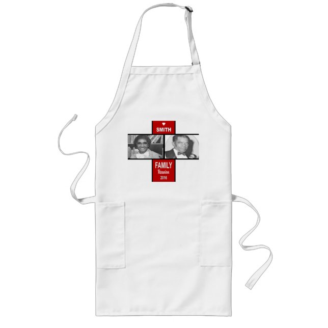 Long White Arpon Long Apron (Front)