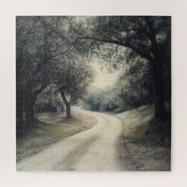 Long Winding Road Sketch Jigsaw Puzzle (Vertical)