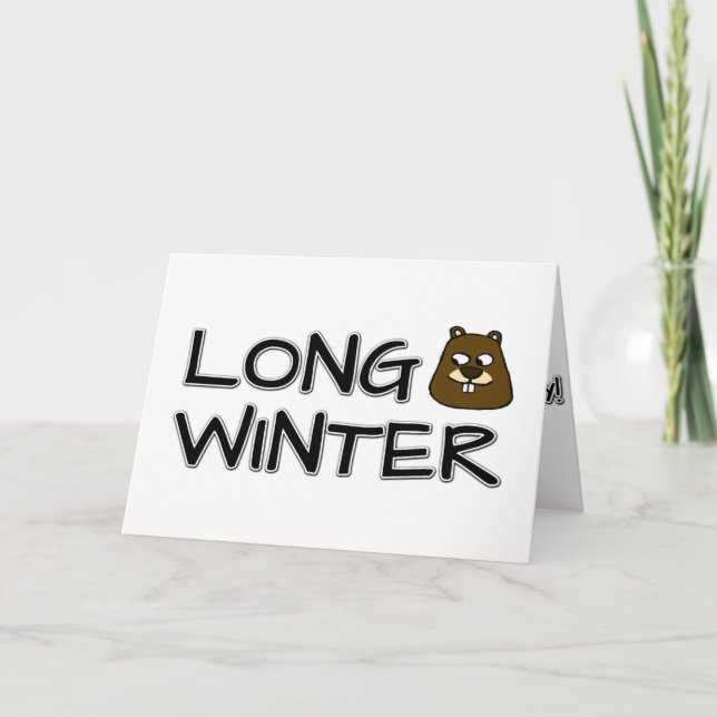 Long winter card (Front)