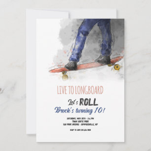 Longboard Invitation