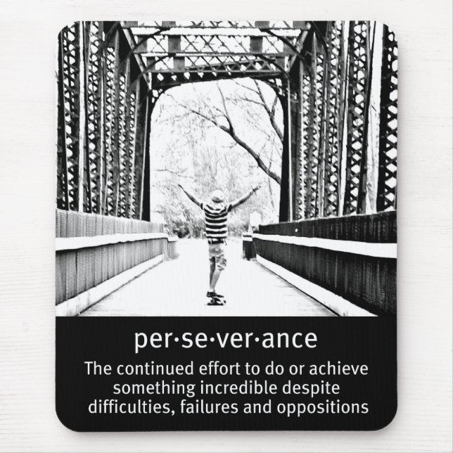 Longboard Perseverance Mouse Pad (Front)