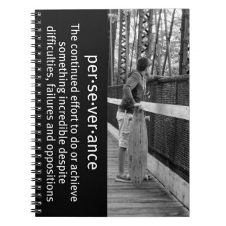 Longboard Perseverance Spiral Notebook