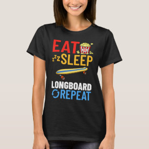 Longboard Skateboard Board Wheels Longboarder Begi T-Shirt