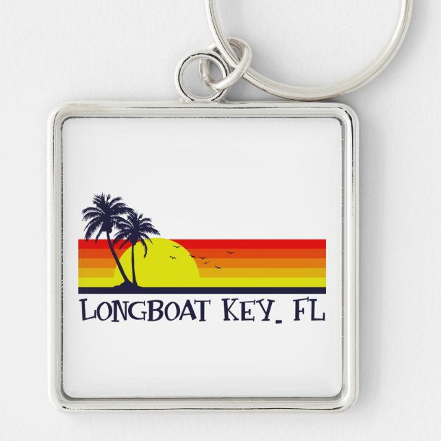 Longboat Key Florida Key Ring (Front)