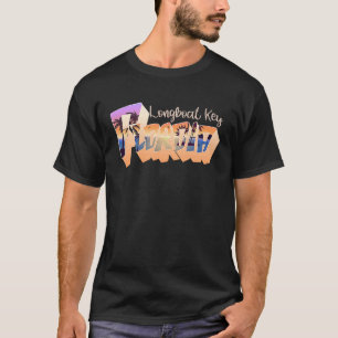 Longboat Key Florida Retro Sunset Vacation T-Shirt