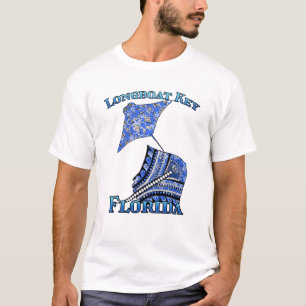 Longboat Key Florida Vacation Tribal Stingray T-Shirt