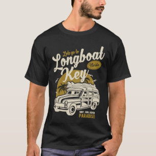 Longboat Key Florida Vintage Retro Souvenir T-Shirt