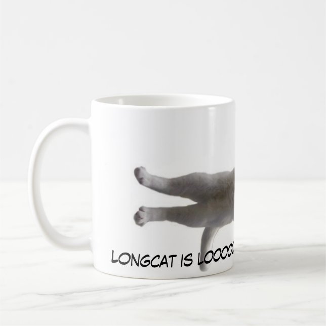 Longcat Coffee Mug (Left)