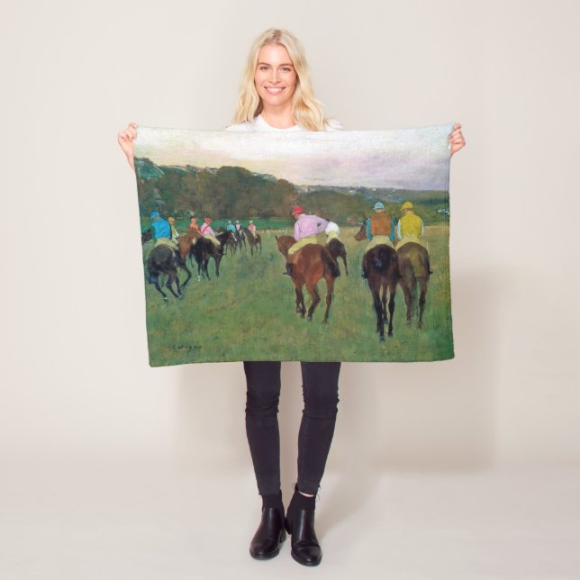 Longchamp Race Horse, Edgar Degas Fleece Blanket (In Situ)