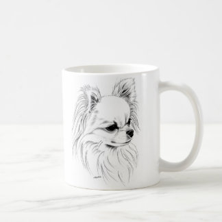 Longcoat chihuahua coffee mug