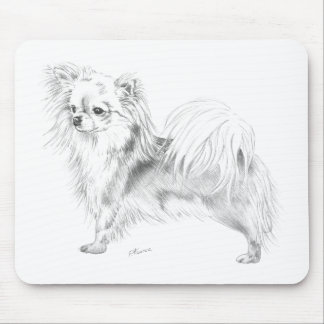 Longcoat chihuahua - standing mouse pad