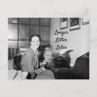 Longer Letter Later Postcard