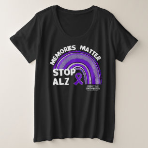 Longest Day Alzheimer's 2024 ladies plus T-Shirt Plus Size T-Shirt